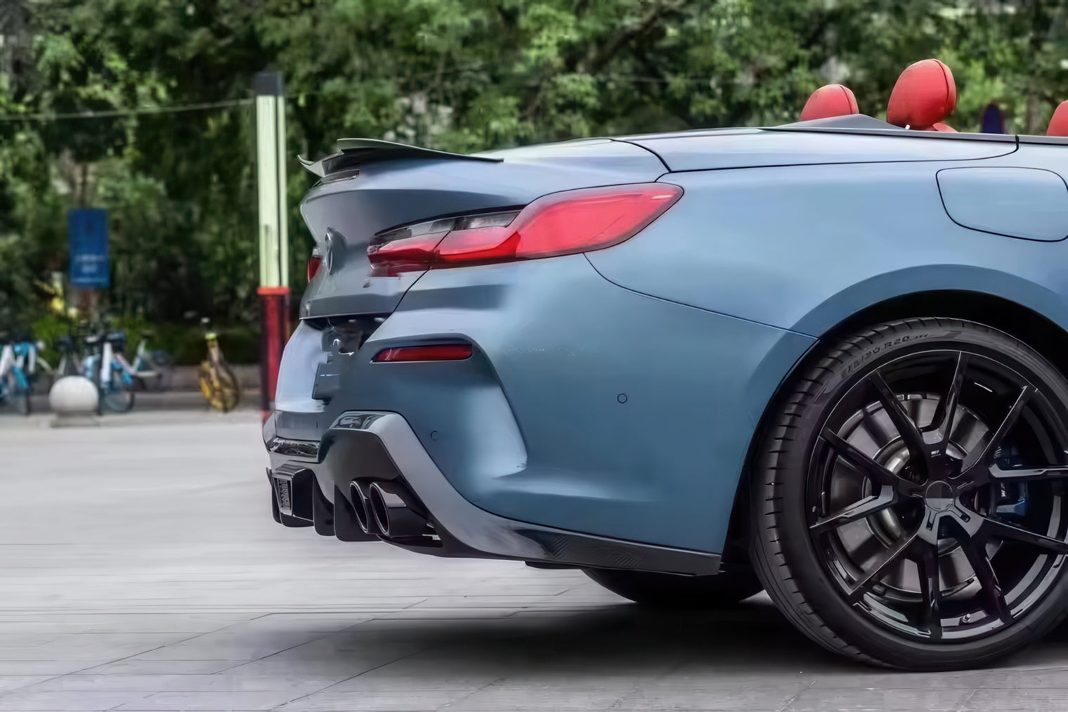 AC Style Carbon Fiber Rear Diffuser for BMW G14 G15 G16 M850i & 840i