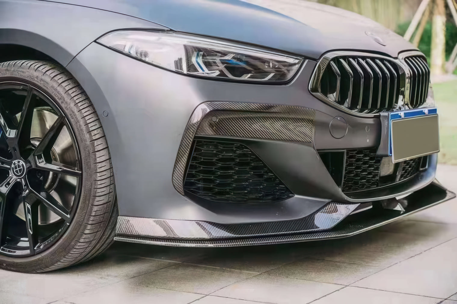 Aero Style Carbon Fiber Front Lip for BMW G14 G15 G16 M850i & 840i