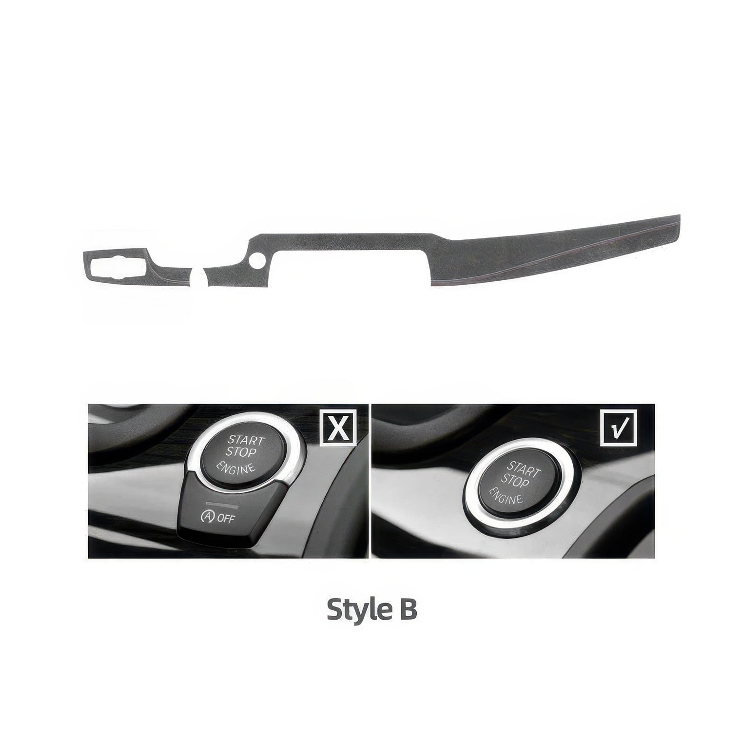 Alcantara or Carbon-Look Leather Dash Cover Trim for BMW F10 F18 5 Series