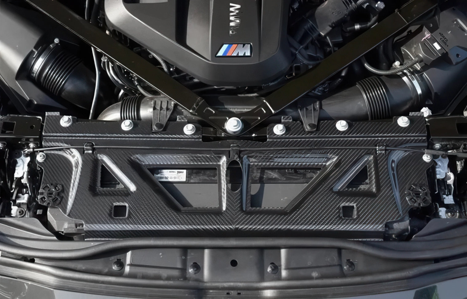 Carbon Fiber Front Engine Bay Shroud for BMW G80 G82 M3 & M4