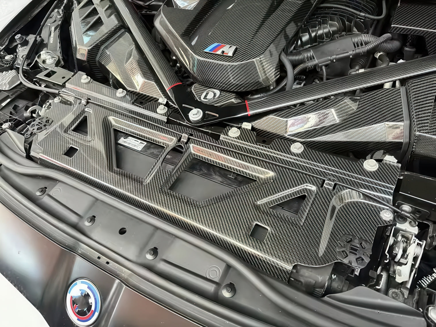 Carbon Fiber Front Engine Bay Shroud for BMW G80 G82 M3 & M4