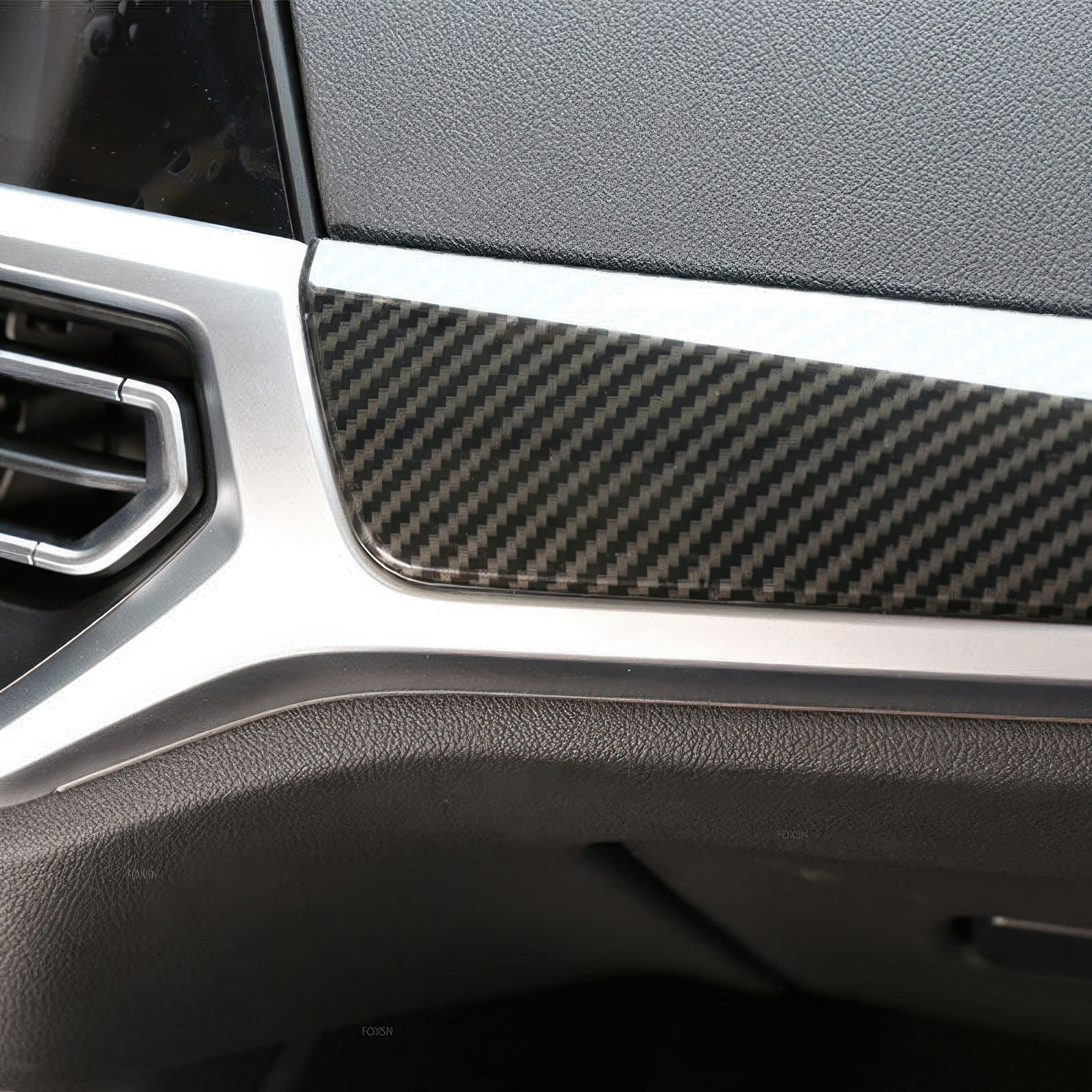 Carbon-Look ABS Dashboard and Air Vent Trim for BMW G20 330i & M340i