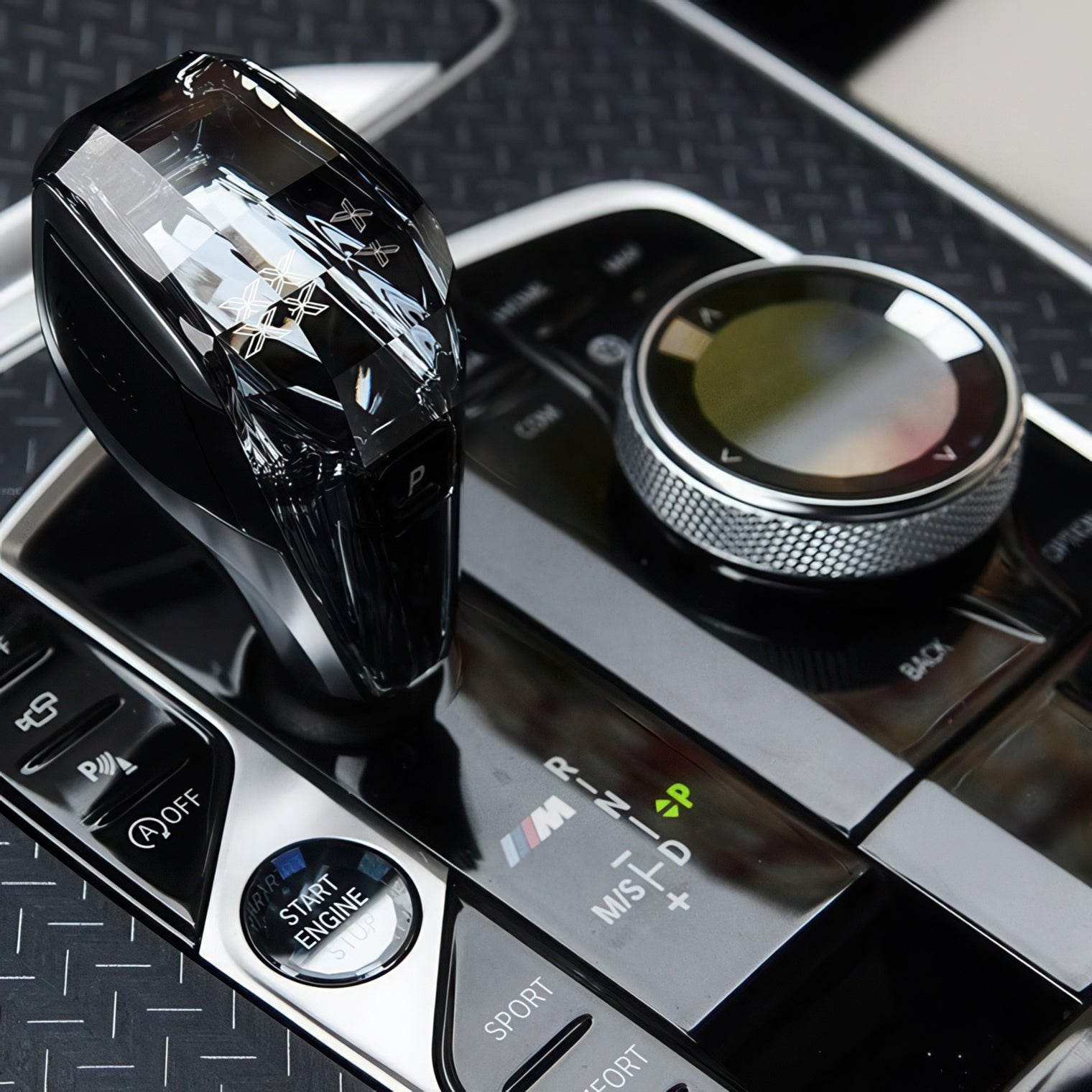 Crystal Gear Shift Handle for BMW