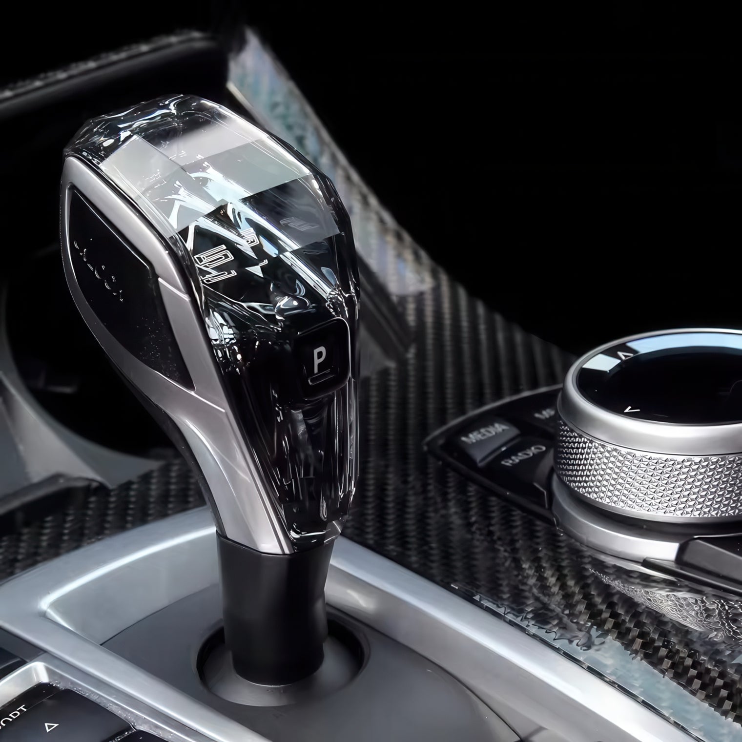 Crystal Gear Shift Handle for BMW