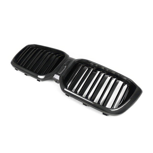 Dry Carbon Fiber Double-Slat Front Grille for BMW G01 G02 X3 X4