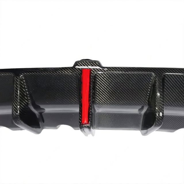 DTM Style 3-Piece Carbon Fiber Rear Diffuser with LED for BMW G20 M340i 2020+