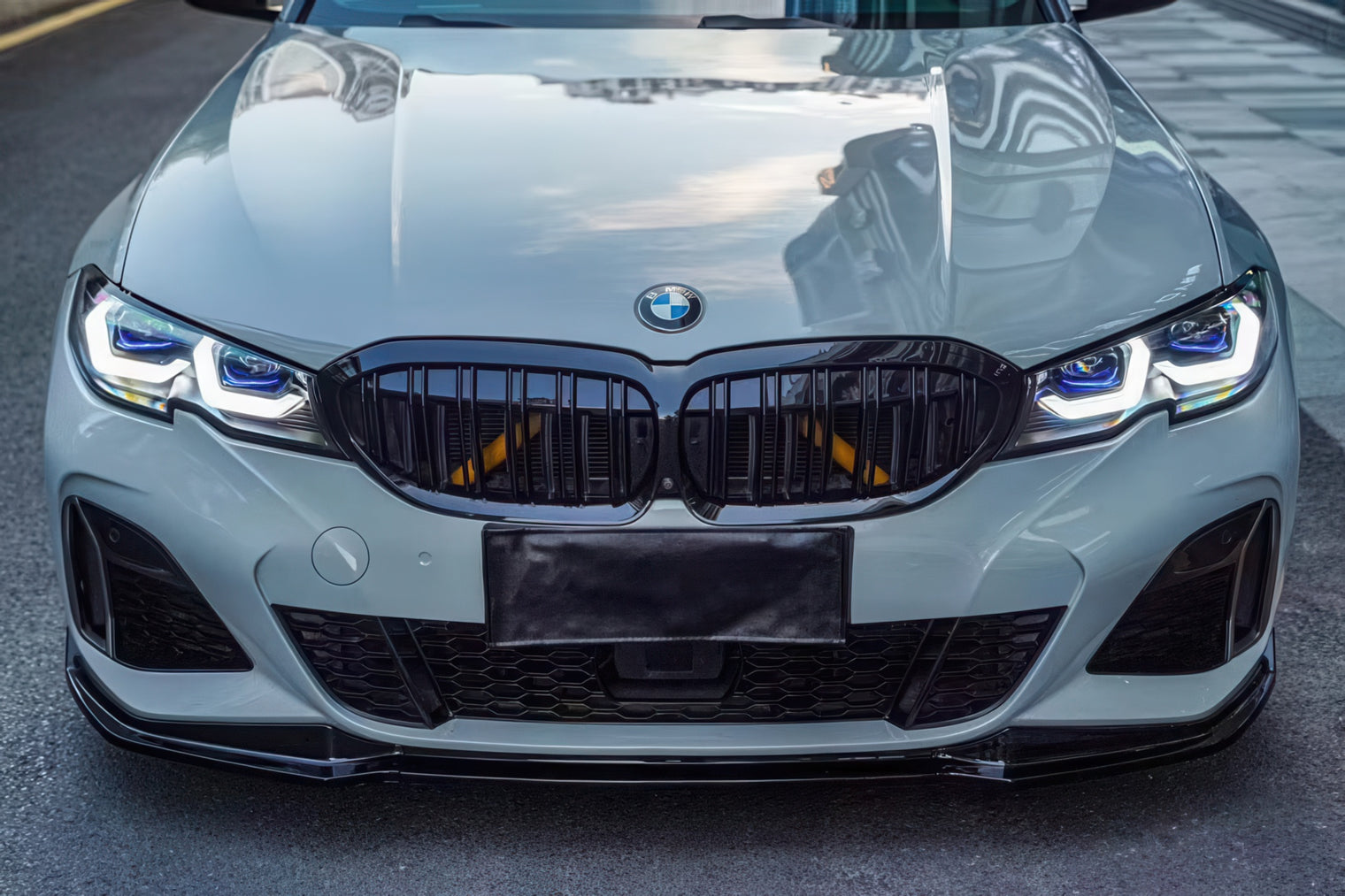 Dual-Color Yellow or White M3 Style Laser Headlights for BMW G20 Pre-LCI 2019-2022