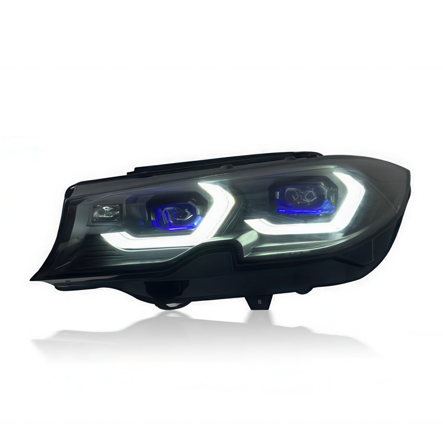 Dual-Color Yellow or White M3 Style Laser Headlights for BMW G20 Pre-LCI 2019-2022