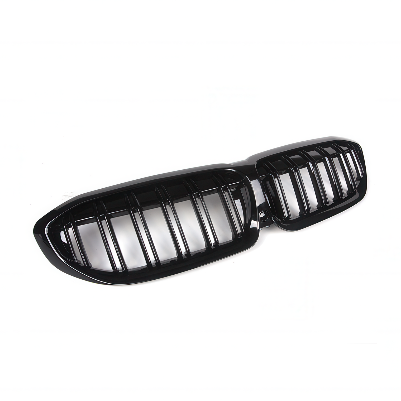 Gloss Black Double-Slat Front Grille for BMW G20 G28 330i & M340i