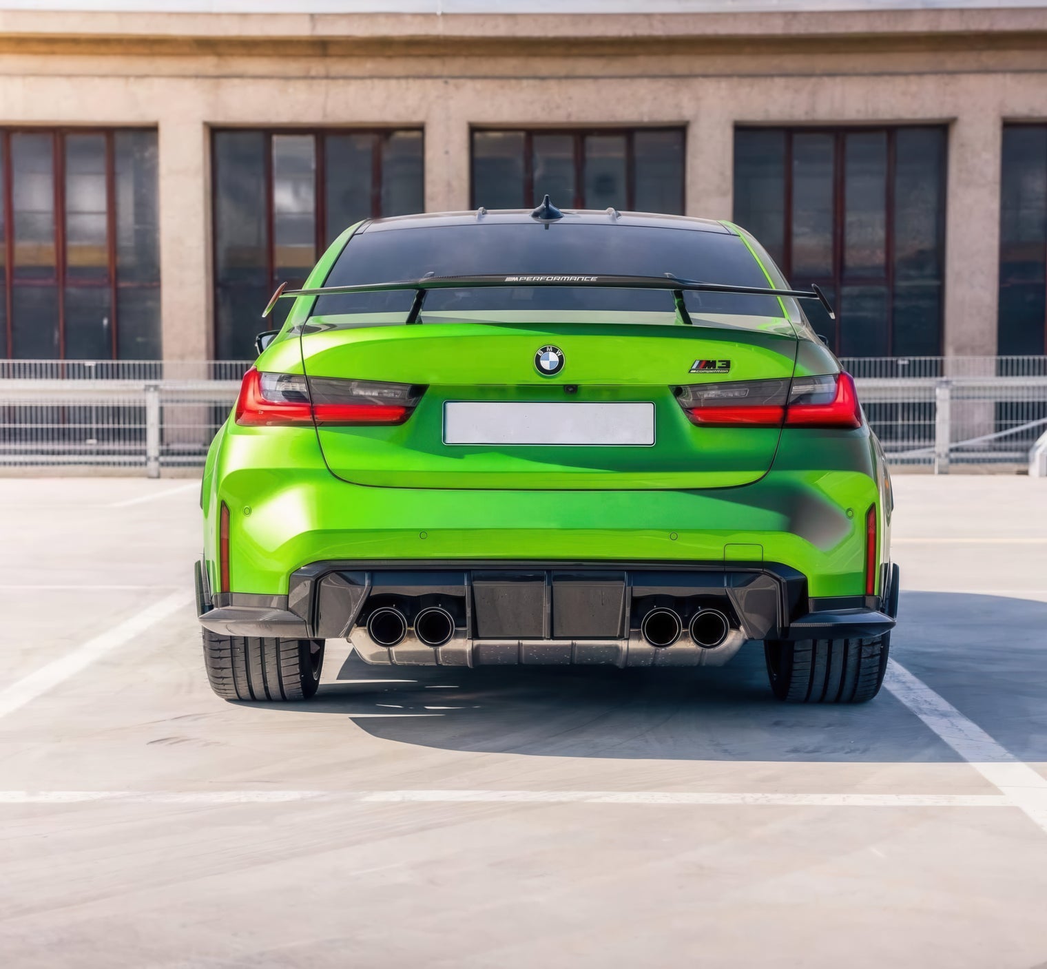 High-Wing Carbon Fiber Trunk Spoiler for BMW G20 G28 G80 G82 3 Series & 4 Series