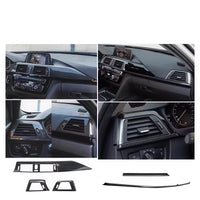 20-Piece Carbon-Look ABS Interior Trim Set for BMW F30 F32 3 Series & 4 Series