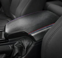 Alcantara or Carbon-Look Leather Armrest Trim for BMW F30 F32 F34 F36 3 Series & 4 Series
