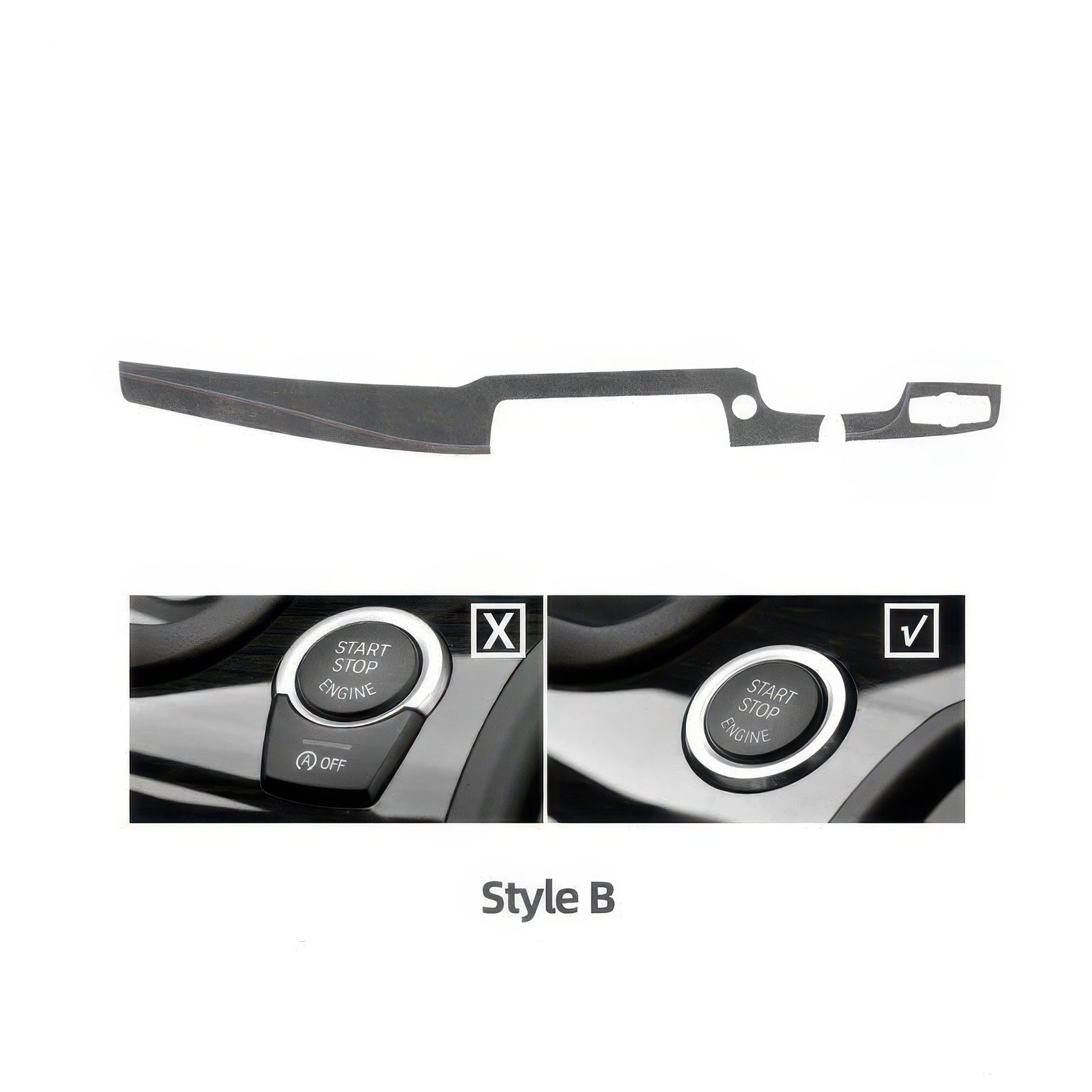 Alcantara or Carbon-Look Leather Dash Cover Trim for BMW F10 F18 5 Series