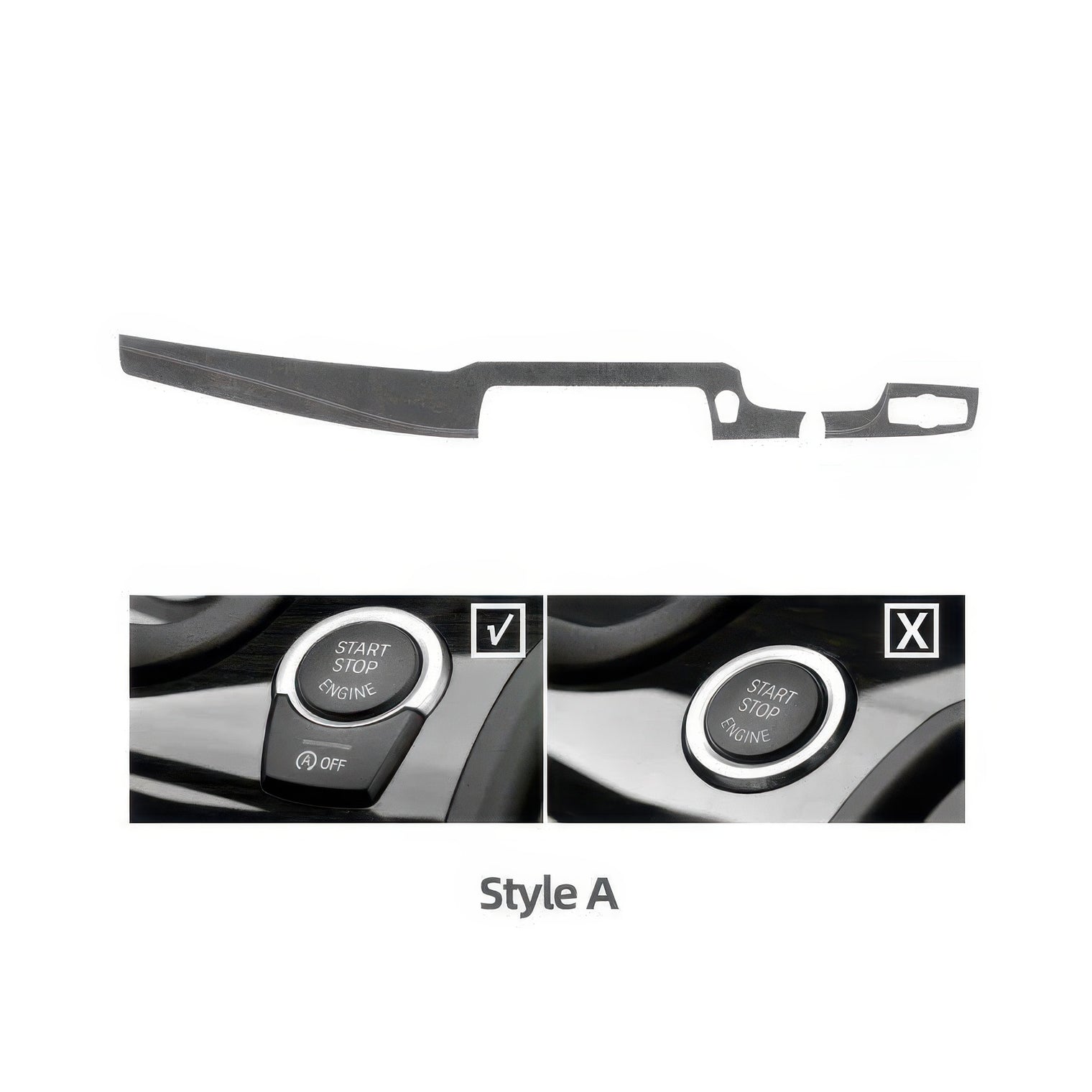 Alcantara or Carbon-Look Leather Dash Cover Trim for BMW F10 F18 5 Series