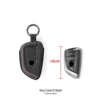 Alcantara Key Case and Keychain for BMW E-, F-, and G-Chassis
