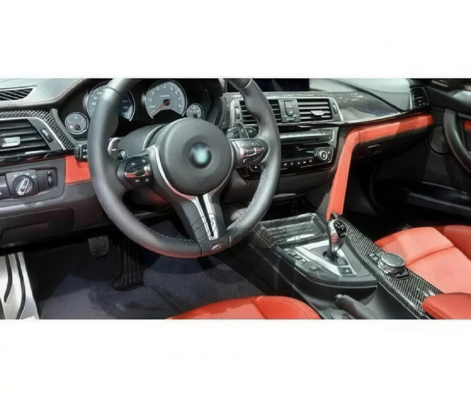 Carbon Fiber Interior Trim Set for BMW F30 F32 3 Series & 4 Series