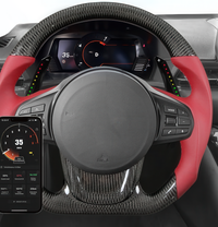 Carbon Fiber Paddle Shifters with Shift Lights for Toyota GR Supra A90 A91 (MK5)