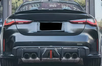 Carbon Fiber Rear Diffuser with LED Brake Light for BMW G80 G82 M3 & M4