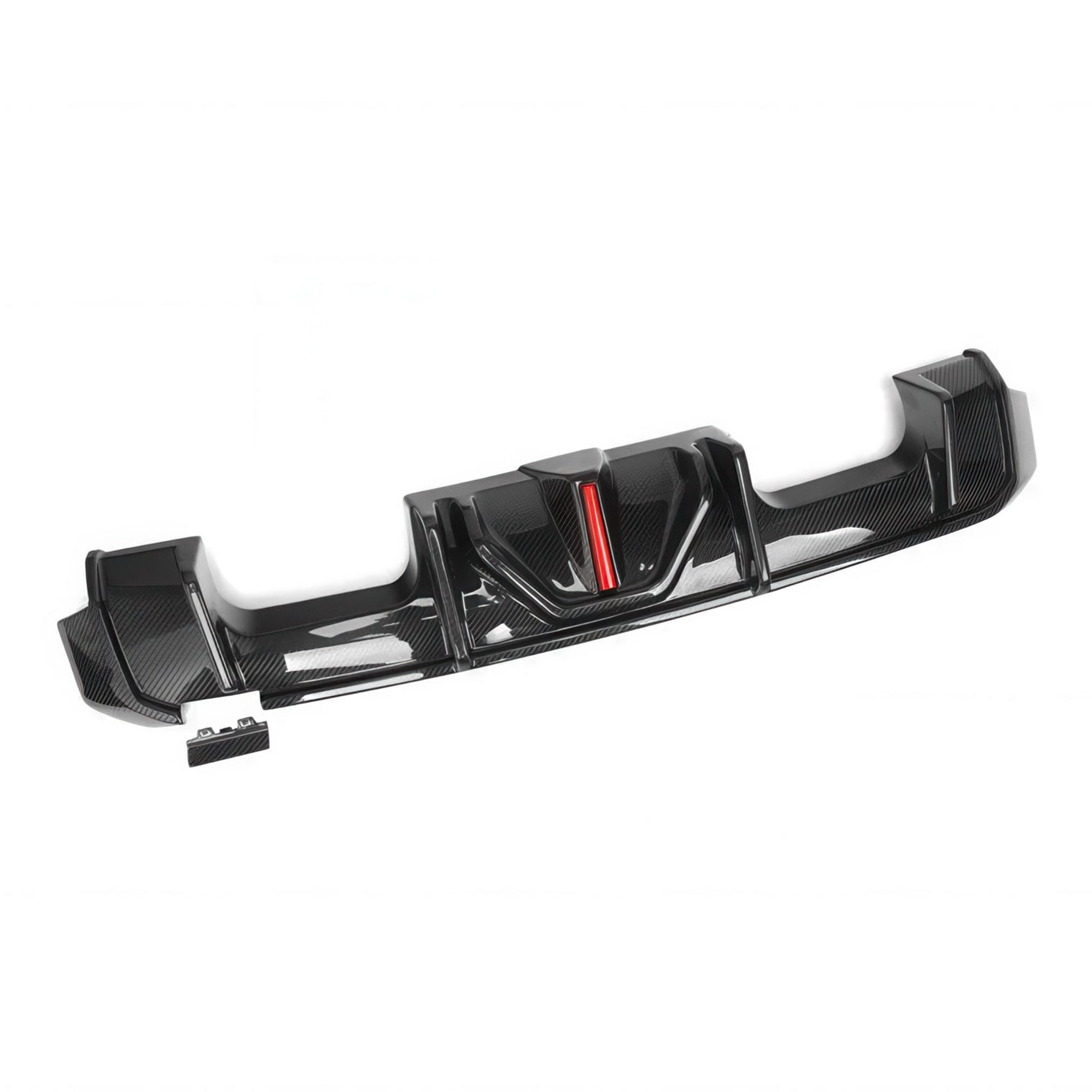 Carbon Fiber Rear Diffuser with LED Brake Light for BMW G80 G82 M3 & M4