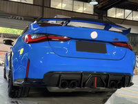 Carbon Fiber Rear Diffuser with LED Brake Light for BMW G80 G82 M3 & M4