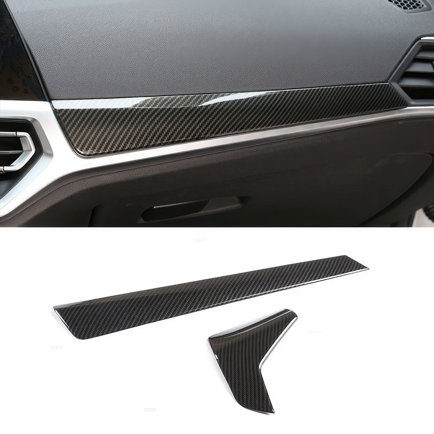 Carbon-Look ABS Dashboard and Air Vent Trim for BMW G20 330i & M340i