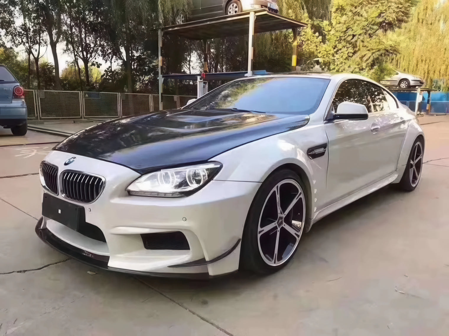 CS Style Vented Carbon Fiber Hood for BMW F06 F12 F13 6 Series & M6