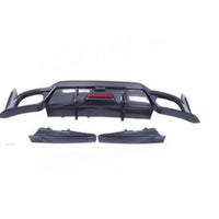 Dry Carbon Fiber or ABS LED Rear Diffuser for BMW G20 LCI M Sport 2023+