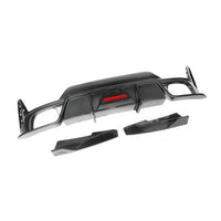 Dry Carbon Fiber or ABS LED Rear Diffuser for BMW G20 LCI M Sport 2023+