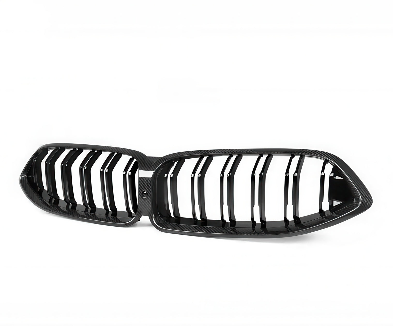 Dry Carbon Fiber or Carbon-Look Double-Slat Front Grille for BMW G14 G15 G16 F91 F92 F93 8 Series & M8