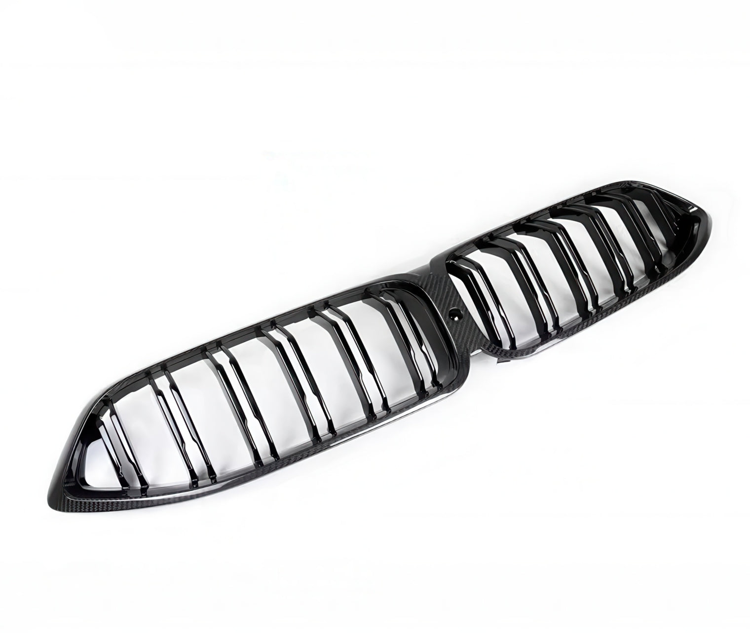 Dry Carbon Fiber or Carbon-Look Double-Slat Front Grille for BMW G14 G15 G16 F91 F92 F93 8 Series & M8