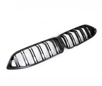 Dry Carbon Fiber or Carbon-Look Double-Slat Front Grille for BMW G14 G15 G16 F91 F92 F93 8 Series & M8