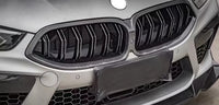 Dry Carbon Fiber or Carbon-Look Double-Slat Front Grille for BMW G14 G15 G16 F91 F92 F93 8 Series & M8