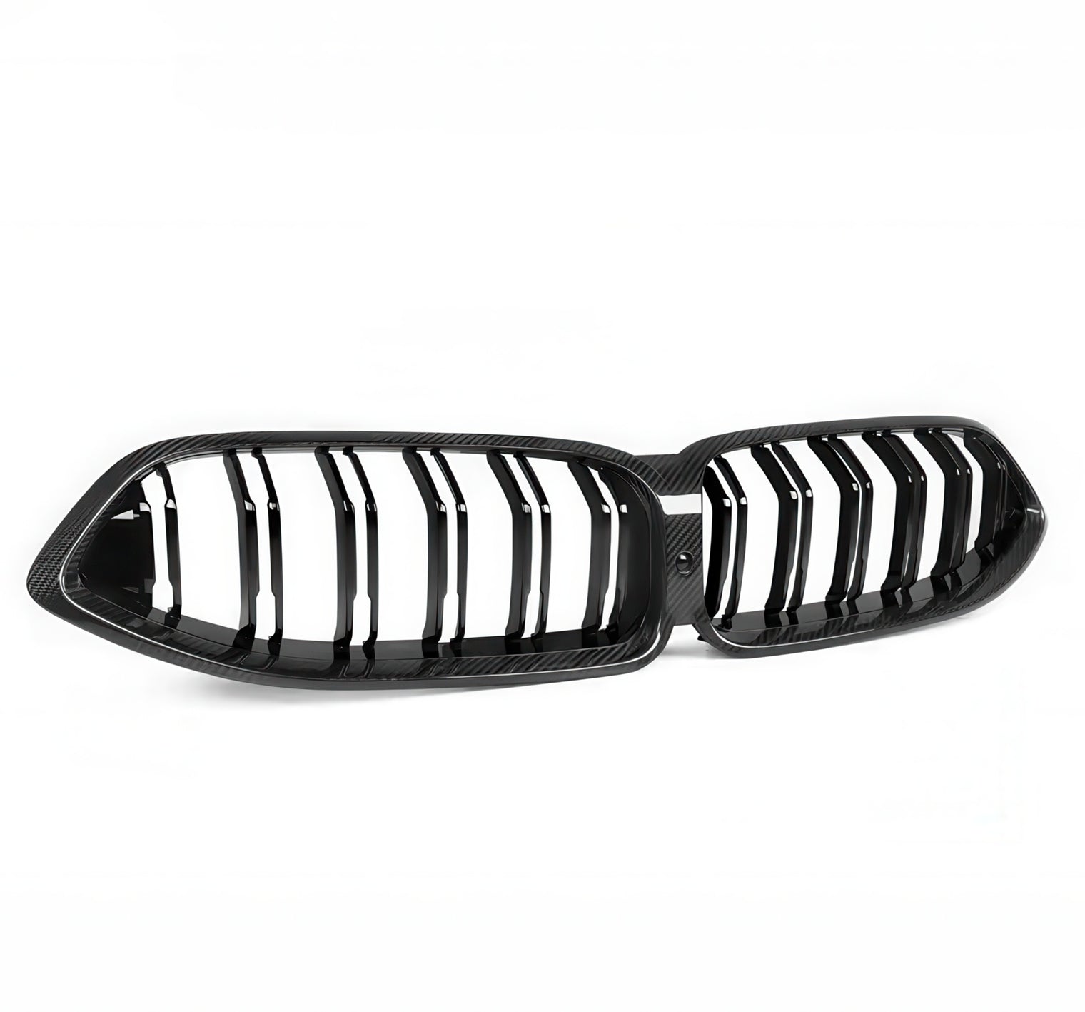 Dry Carbon Fiber or Carbon-Look Double-Slat Front Grille for BMW G14 G15 G16 F91 F92 F93 8 Series & M8