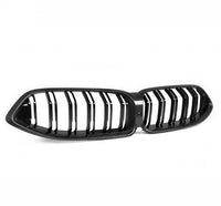 Dry Carbon Fiber or Carbon-Look Double-Slat Front Grille for BMW G14 G15 G16 F91 F92 F93 8 Series & M8