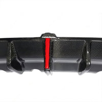 DTM Style 3-Piece Carbon Fiber Rear Diffuser with LED for BMW G20 M340i 2020+