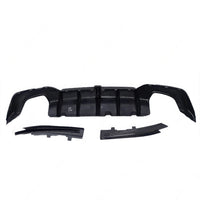 DTM Style 3-Piece Carbon Fiber Rear Diffuser with LED for BMW G20 M340i 2020+