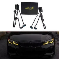 Dual-Color Yellow or White M3 Style Laser Headlights for BMW G20 Pre-LCI 2019-2022