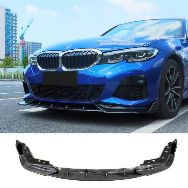 FD Style Carbon-Look ABS Front Lip for BMW G20 G28 330i & M340i