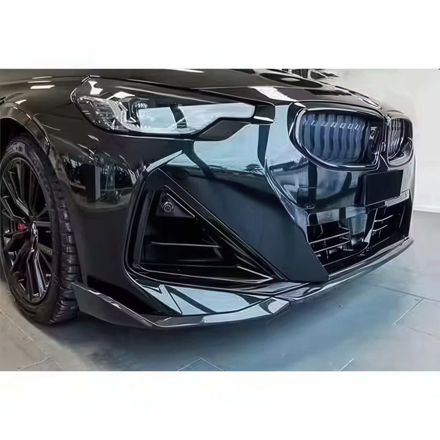 Full-Width Carbon Fiber Front Lip for BMW G42 2 Series