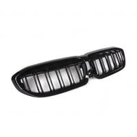 Gloss Black Double-Slat Front Grille for BMW G20 G28 330i & M340i