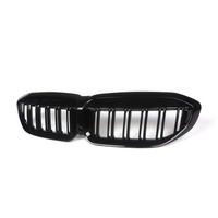 Gloss Black Double-Slat Front Grille for BMW G20 G28 330i & M340i