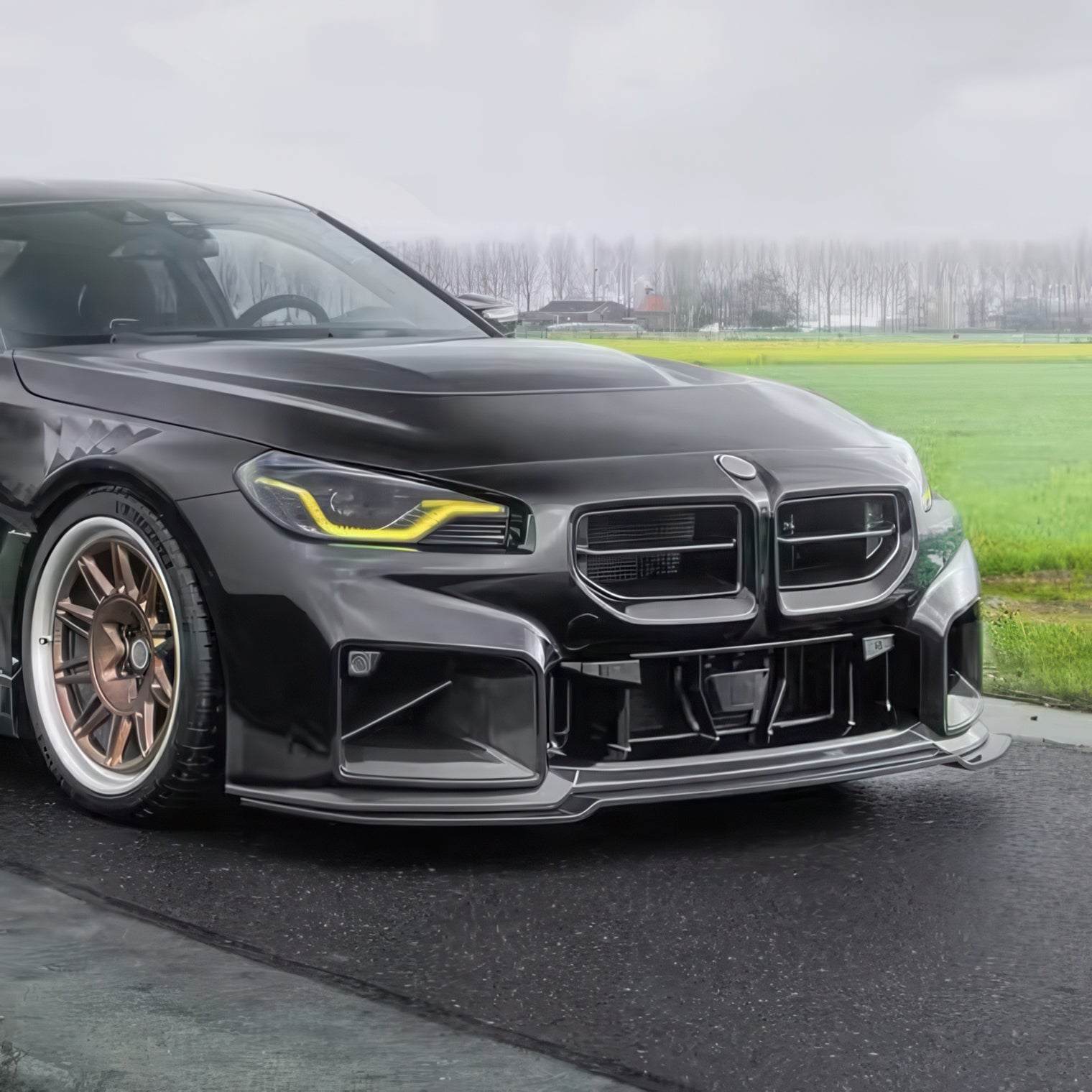 K Style ABS Front Lip for BMW G87 M2 2023+