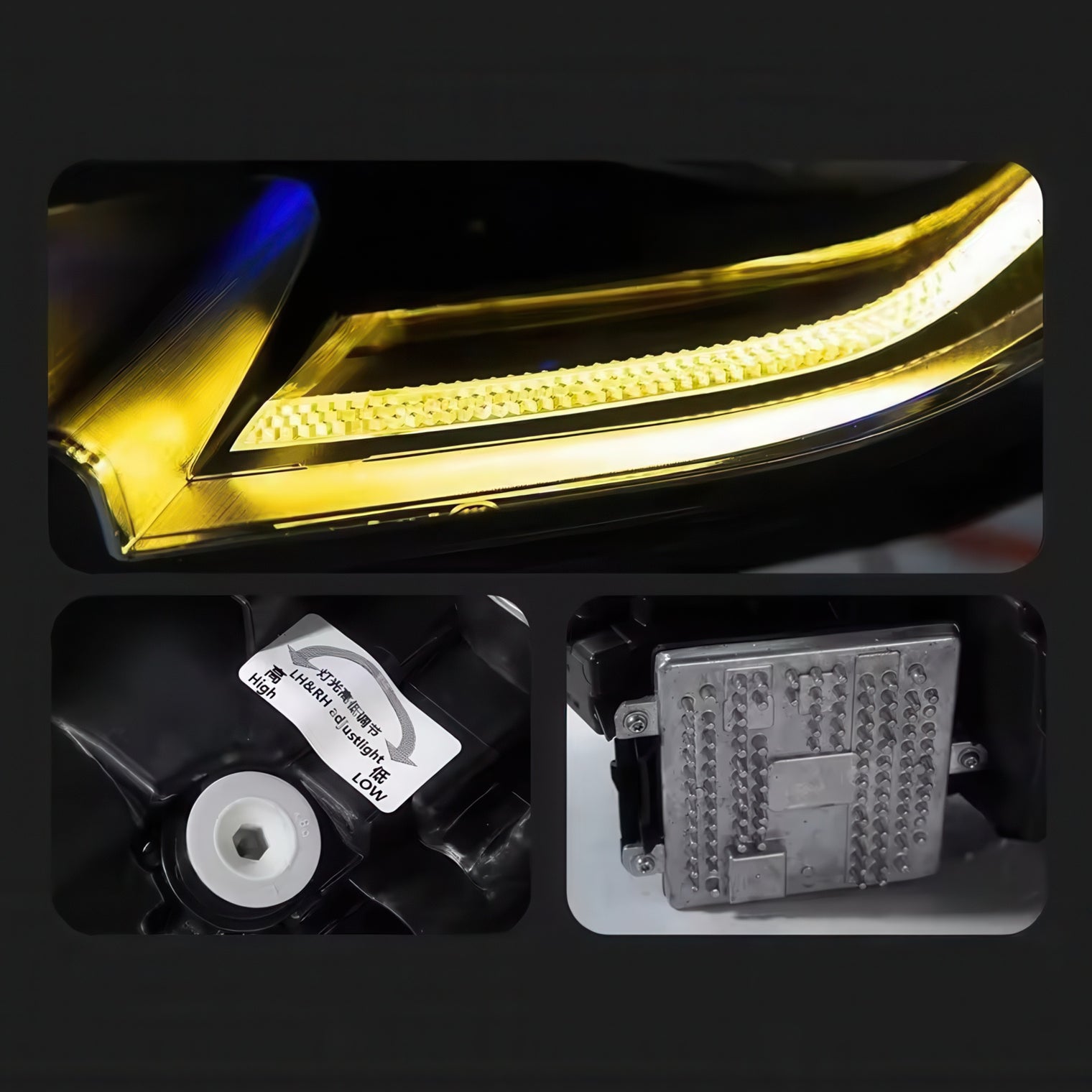 Laser Headlight Retrofit Upgrade with Optional RGB DRL for BMW G20 3 Series