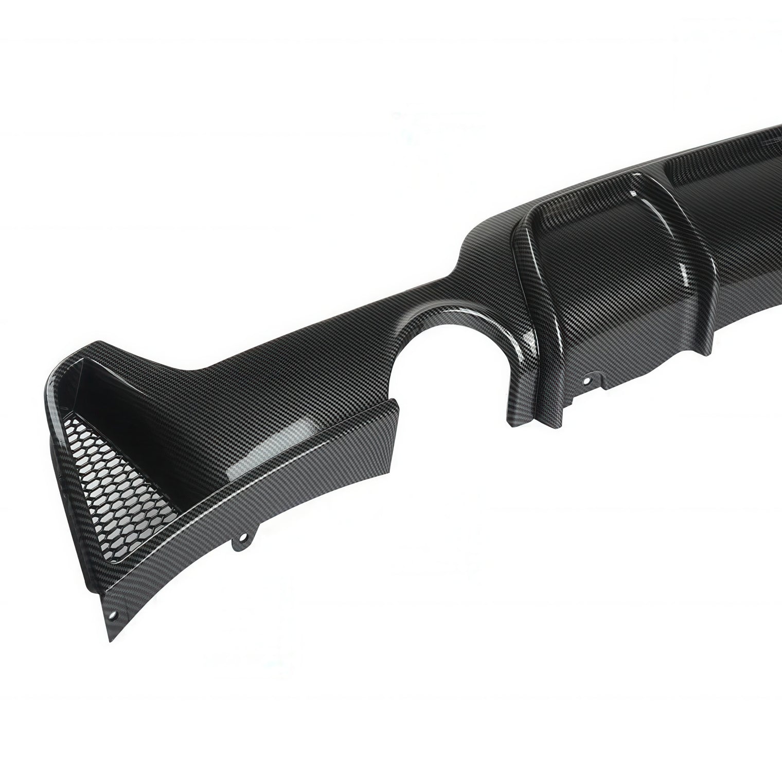M Style Carbon-Look ABS Rear Diffuser for BMW F32 4 Series