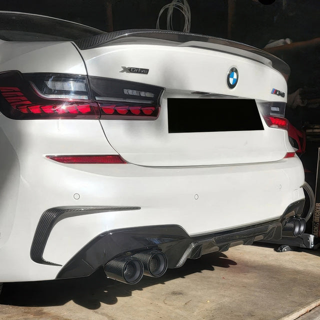 M Style Quad Exhaust Tips for BMW M240i, M340i & M440i