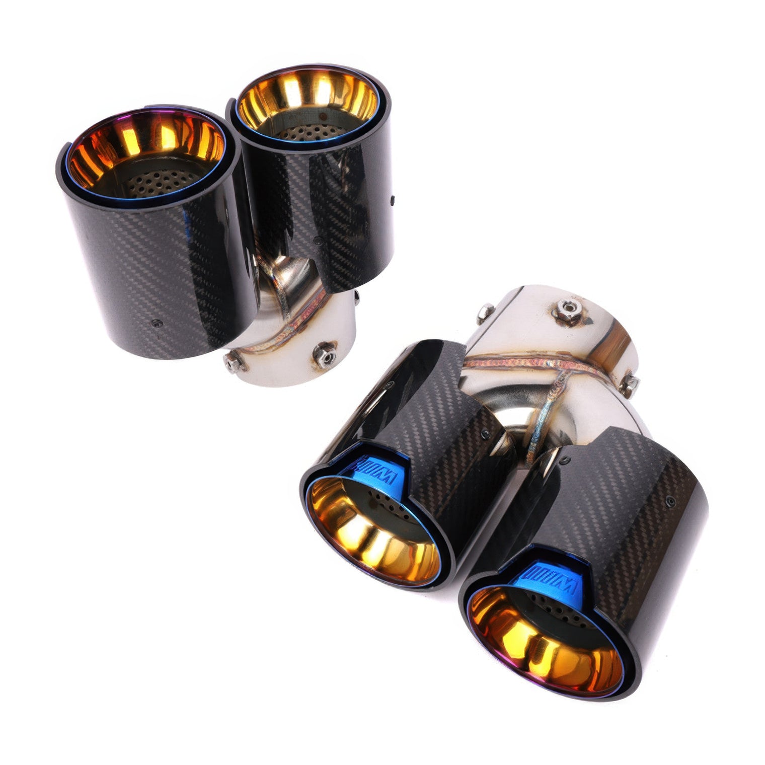 M Style Quad Exhaust Tips for BMW M240i, M340i & M440i