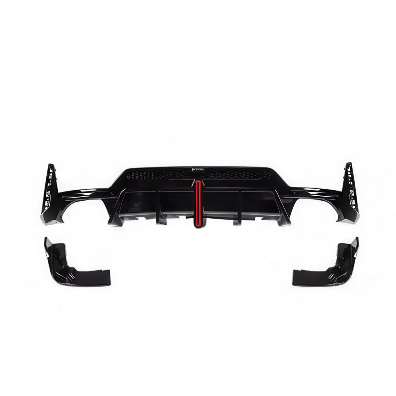 M Style 3-Piece ABS Rear Diffuser with LED for BMW G20 LCI M Sport 2023+