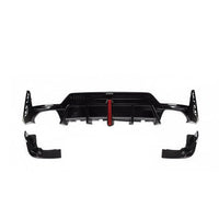 M Style 3-Piece ABS Rear Diffuser with LED for BMW G20 LCI M Sport 2023+