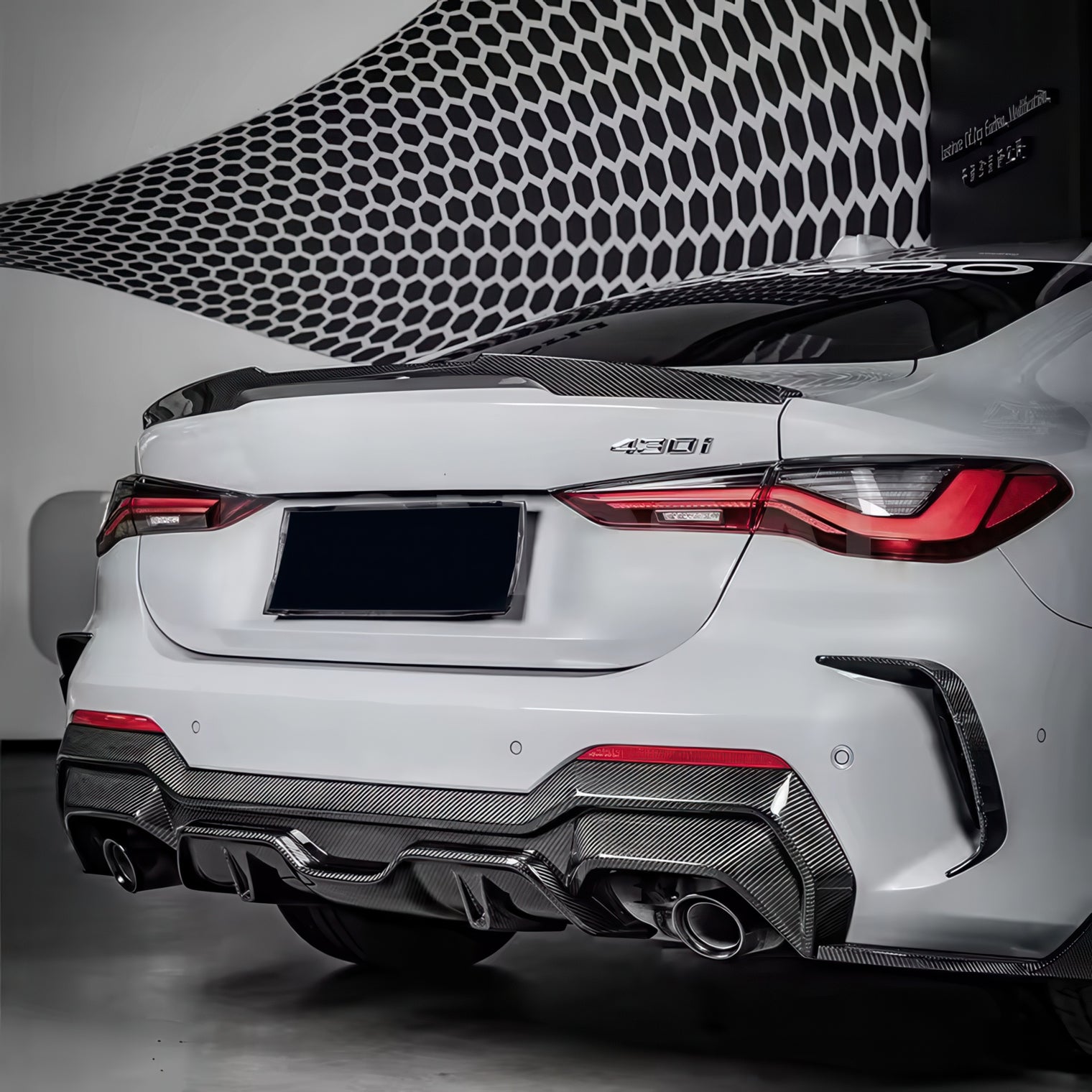 M4 Style Dry Carbon Fiber Rear Spoiler for BMW G22 G23 G82 4 Series & M4