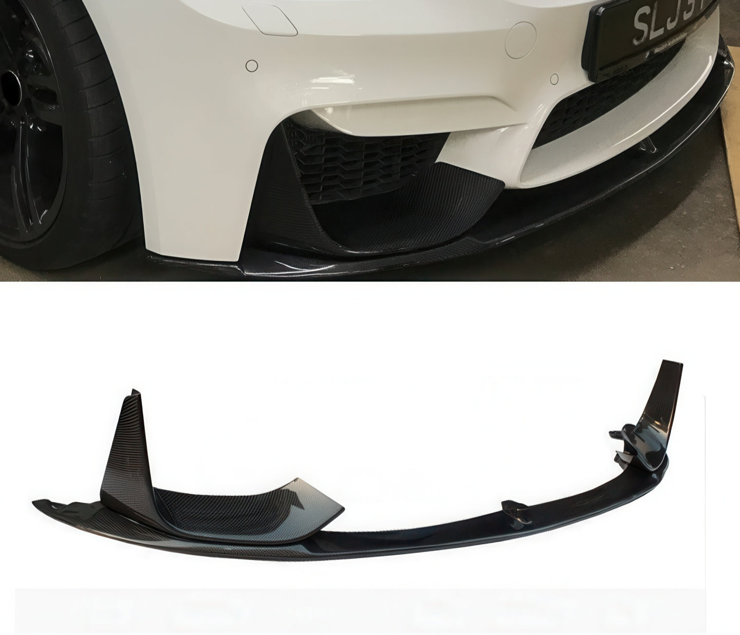 MP Style Carbon Fiber Front Lip for BMW F80 F82 M3 & M4